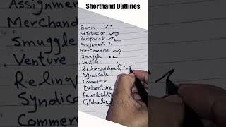 shorthand of important words