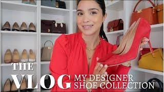 MY DESIGNER SHOE COLLECTION | MANOLO, DIOR, CHRISTIAN LOUBOUTIN | VLOG S5:E17 | Samantha Guerrero