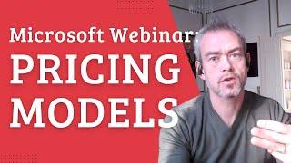 Microsoft Webinar Pricing Models - SaaS Pricing