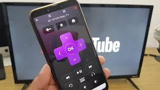 Como Usar Telefono como un Control de TV configurar Android con Roku Smart TV