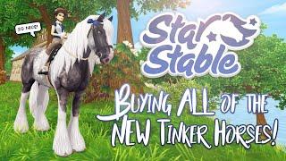 Buying ALL of the NEW Tinker Horses! | Star Stable Updates