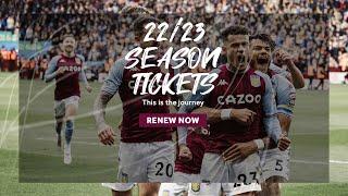 Aston Villa 2022/23 Season Tickets