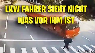 LKW FAHRER SIEHT NICHT WAS VOR IHM IST | Das War Knapp Momente auf Video #8