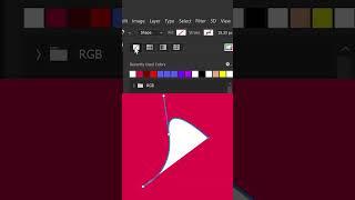 Create Custom Lines/Shapes in Photoshop #shorts