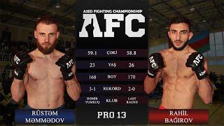 Rahil Baghirov  vs. Rustam Mammadov  Full Fight  ASED - 13