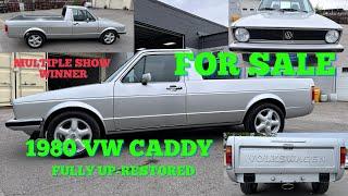 Volkswagen Caddy 1980 Pickup Fully Up-Restored Show Winning FOR SALE