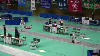 2021年IH フェンシング 男子 フルーレ 準決勝 ロレンツォーニダビデ凌河 YIS(神奈川) vs 橋本祥英 立教新座(埼玉)