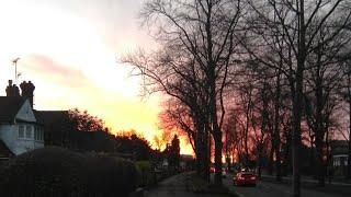 Beautiful Winter Sunsets - City and Countryside