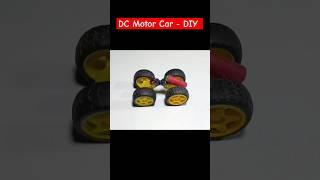 How to make a car with DC Motor #diy #dc #car #trending #viral #shorts