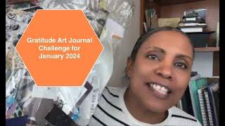 Day 1 Gratitude Art Journal Challenge (For January 2024)