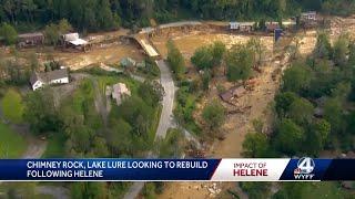 Chimney Rock, Lake Lure, NC, looking to rebuild, help neighbors following Helene devastation