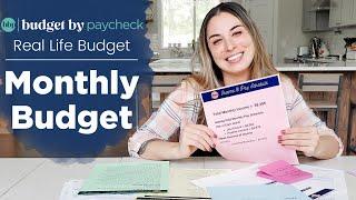 BBP Real Life Budgets - Monthly paycheck budget + tips