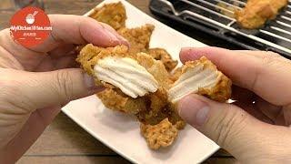 How to Fry Crispy and Juicy Chicken Tender (Chicken Fingers) Every Time | MyKitchen101en