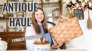 Antique Haul & STYLING MY FINDS! | Ironstone Finds | Antique Farmhouse Decor