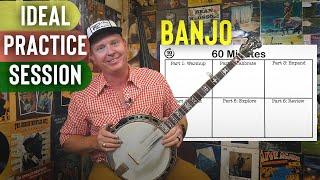 How to Begin Your Banjo Practice Session! Warmup & More!