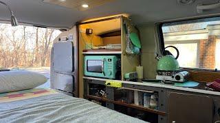 Minivan camper advanced conversion #tinycamper #campervanconversion #minivancamper #vanlife