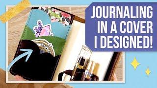 Journal With Me & Chic Sparrow Fairweather Setup (I designed this journal cover!)