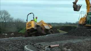 Dumptruck gets stuck