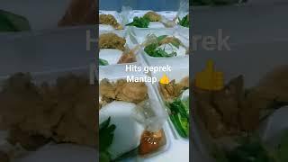Pesanan Ayam geprek, rasanya mantap guys.. yummy 