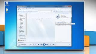 How to edit a regular playlist in Windows® Media Player