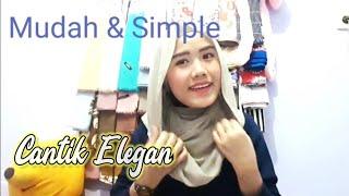 Dua style hijab pashmina tanpa jarum pentul