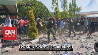 Bonek Membludak, Antrean Tiket Ricuh, Persebaya Surabaya vs Arema Malang