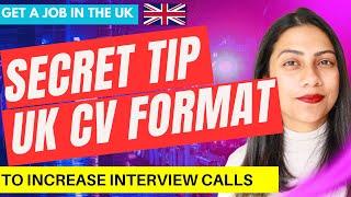 [NEW] BEST UK CV Format | UK RESUME for Interview Calls | UK Work Visa 2024 