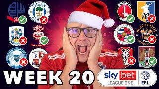 2024/25 League 1 - Matchday #20 Predictions