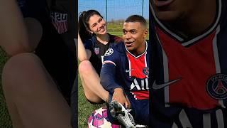 Mbappe vs Girl challenge