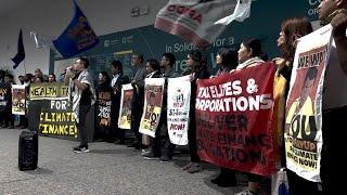 Demonstrators at COP29 focus on finance, cuts to fossil fuel project funding