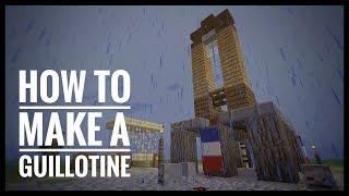 Minecraft Tutorials: How to Make a Guillotine!