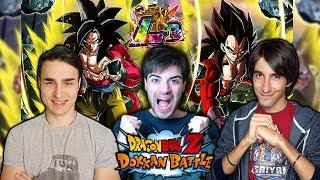 TRIPLE SUMMON TRIO PER GOKU & VEGETA SSJ4 LR! w/ Gioseph Tuberanza Dragon Ball Z Dokkan Battle ITA