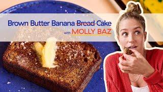 Brown Butter Banana Cake | Hit The Kitch with Molly Baz