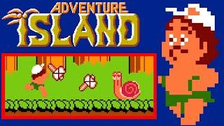 Adventure Island (NES) video game | full game completion session ️