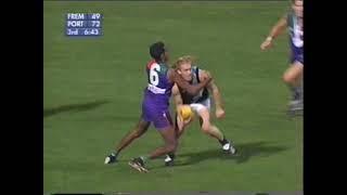 Round 14 Fremantle VS Port Adelaide 2002 Chad Cornes Gavin Wanganeen