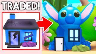 Trading For The BEST Adopt Me House BUILDS