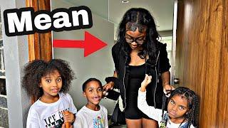 Mean BABYSITTER watches kids! What happens next is SHOCKING!