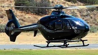 Executive Eurocopter EC135 Helicopter N367W at Agua Dulce Airport 2016 (H135)