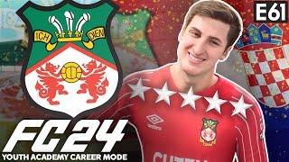 UNPLANNED LOANEE IS GENERATIONAL TALENT! | FC 24 YOUTH ACADEMY CAREER MODE EP61 | WREXHAM