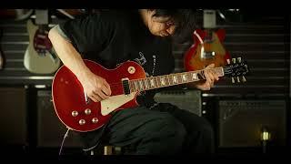 GIBSON CUSTOM SHOP Les Paul Deluxe Red Sparkle 2018