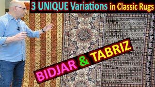 Unique Designs in Classic Persian Carpets Featuring Tabriz & Bidjar Rugs