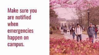 Get notified in emergencies with UGAAlert