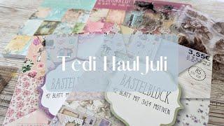 Tedi Haul Juli I Stempel, Papier und erste Ideen I Wir testen die Stempel gemeinsam