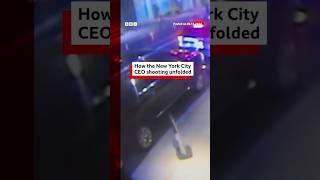 How the New York City CEO shooting unfolded. #NewYork #BrianThompson #BBCNews