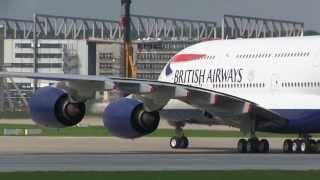 First Airbus British Airways A380 / (RTO) Rejected TakeOff / G-XLEA