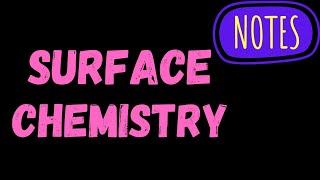 Surface chemistry  | handwritten notes | pdf | class 12 | by Sourabh Raina
