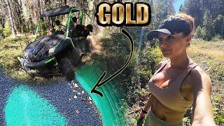 Chasing Gold: Epic UTV Adventure Down a Mountain to a Rich Deposit!