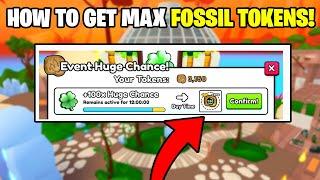 *NEW* I COMPLETED DINO TYCOON AND GOT MAX FOSSIL TOKENS FOR MAX LUCK IN PET SIMULATOR 99! (ROBLOX)
