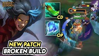 *NEW* RED KAYN BROKEN ITEM COMBO! (NO SKILL COOLDOWN) | Wild Rift Patch 6.0c