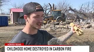 Man Loses Childhood Home in Wildfire KTXS 3/29